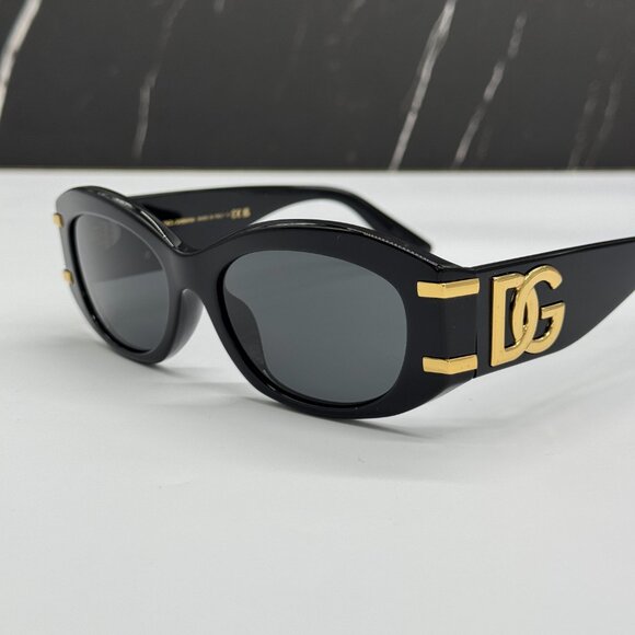 NEW DOLCE&GABBANA DG4502 501/87 BLACK SUNGLASSES DG4502 5087 EYEWEAR - Picture 5 of 10